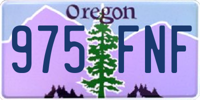 OR license plate 975FNF