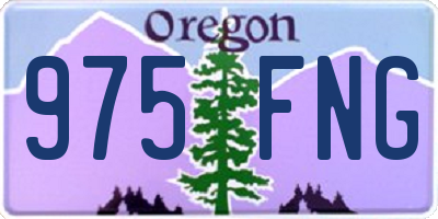 OR license plate 975FNG