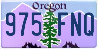 OR license plate 975FNQ