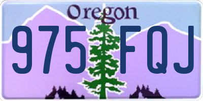 OR license plate 975FQJ