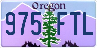 OR license plate 975FTL