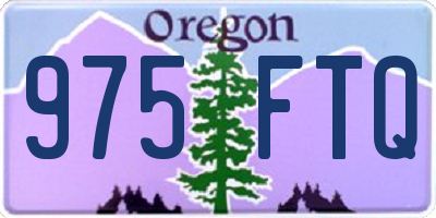 OR license plate 975FTQ