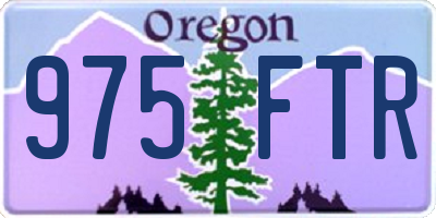 OR license plate 975FTR