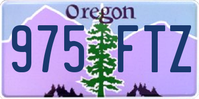 OR license plate 975FTZ