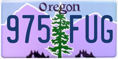 OR license plate 975FUG
