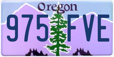 OR license plate 975FVE