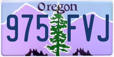 OR license plate 975FVJ