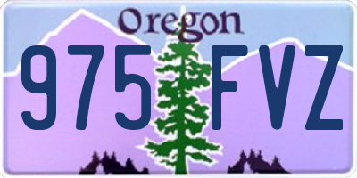 OR license plate 975FVZ