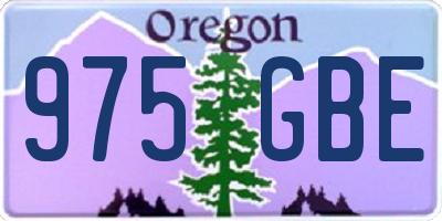 OR license plate 975GBE
