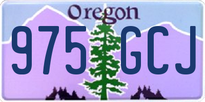 OR license plate 975GCJ