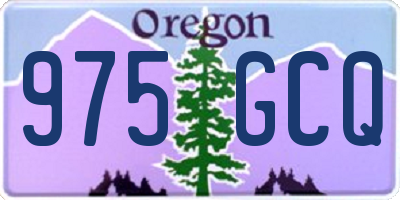 OR license plate 975GCQ