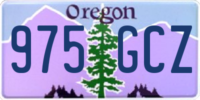 OR license plate 975GCZ