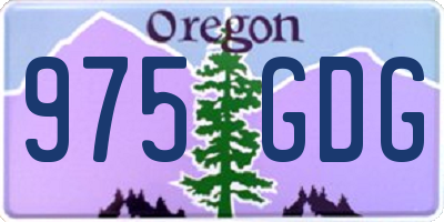 OR license plate 975GDG