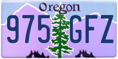OR license plate 975GFZ