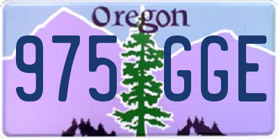 OR license plate 975GGE