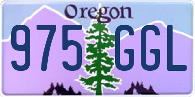 OR license plate 975GGL