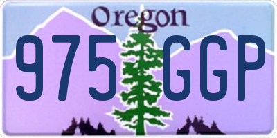 OR license plate 975GGP