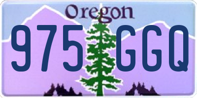 OR license plate 975GGQ