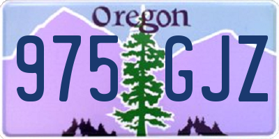 OR license plate 975GJZ