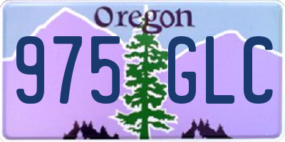 OR license plate 975GLC
