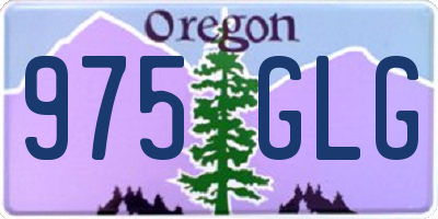 OR license plate 975GLG
