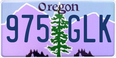 OR license plate 975GLK