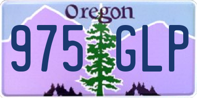 OR license plate 975GLP