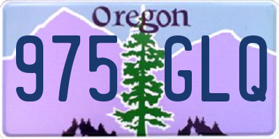 OR license plate 975GLQ