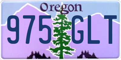 OR license plate 975GLT