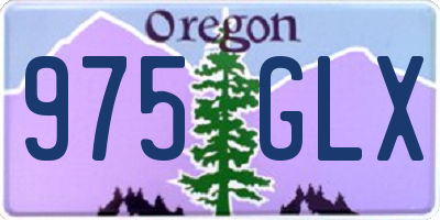 OR license plate 975GLX