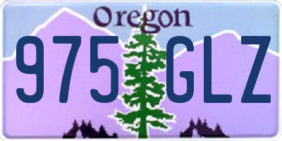 OR license plate 975GLZ