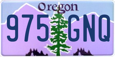 OR license plate 975GNQ