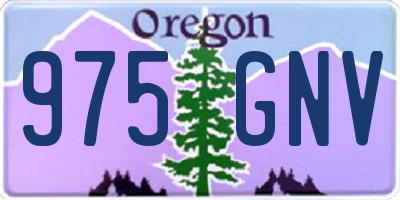 OR license plate 975GNV