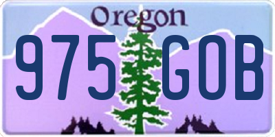 OR license plate 975GOB