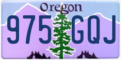 OR license plate 975GQJ
