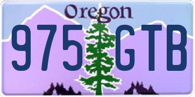 OR license plate 975GTB