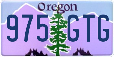 OR license plate 975GTG