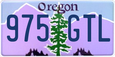 OR license plate 975GTL