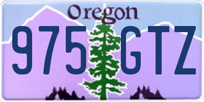 OR license plate 975GTZ