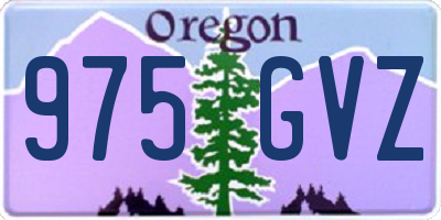 OR license plate 975GVZ