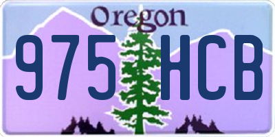 OR license plate 975HCB