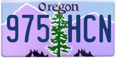 OR license plate 975HCN