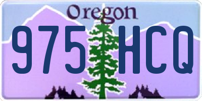 OR license plate 975HCQ