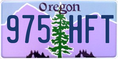 OR license plate 975HFT