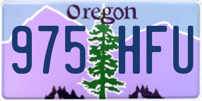 OR license plate 975HFU