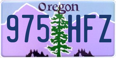 OR license plate 975HFZ