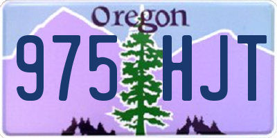 OR license plate 975HJT