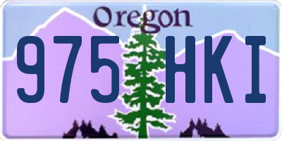 OR license plate 975HKI