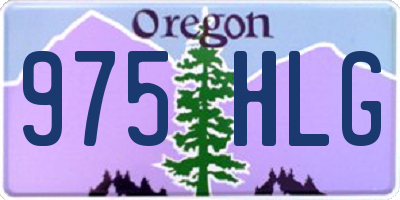 OR license plate 975HLG