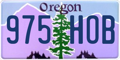 OR license plate 975HOB